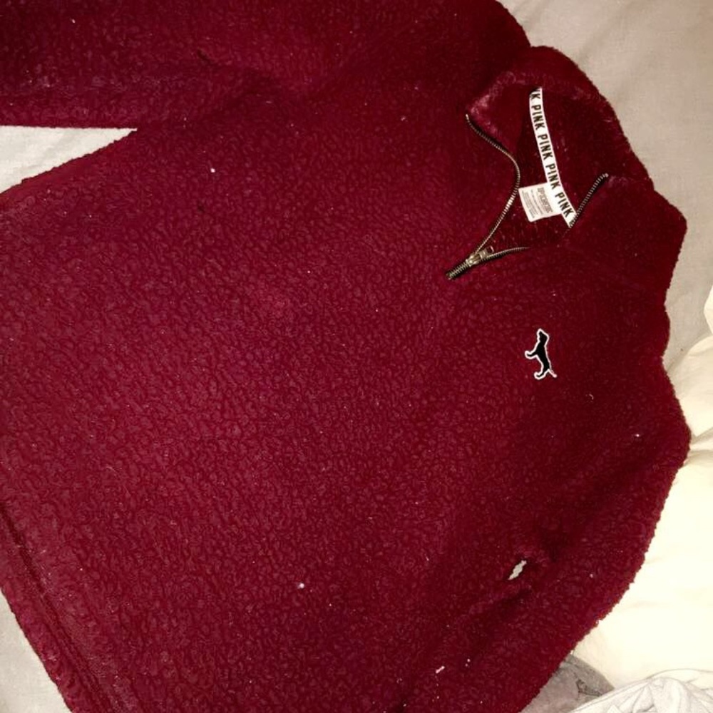Victoria's Secret fluffy jacket/sweatshirt zip up